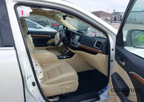 2019 Toyota Highlander Limited z USA, uszkodzony, nr VIN 5TDDZRFH8KS999900